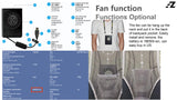 EZ Funshell Cooling Fan for 2 Generations BACKPACK Umbrella 2nd Generations FS-Fan