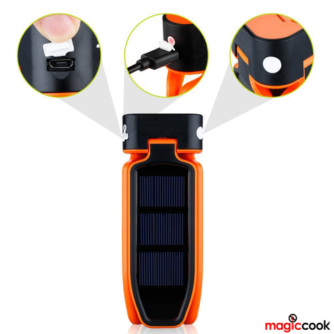 Folding LED Camping Lantern, USB Rechargeable Collapsible Hanging