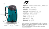 EZ FUNSHELL Backpack Umbrella UV RAIN PROTECTIONS Mini Tourist Series Cooling Fan FS-2430