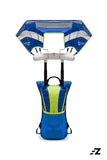 EZ FunShell Backpack Umbrella UV RAIN PROTECTIONS Lightweight Fan Series FS-1410