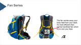 EZ FunShell Backpack Umbrella UV RAIN PROTECTIONS Short Trip Fan Series FS-1720
